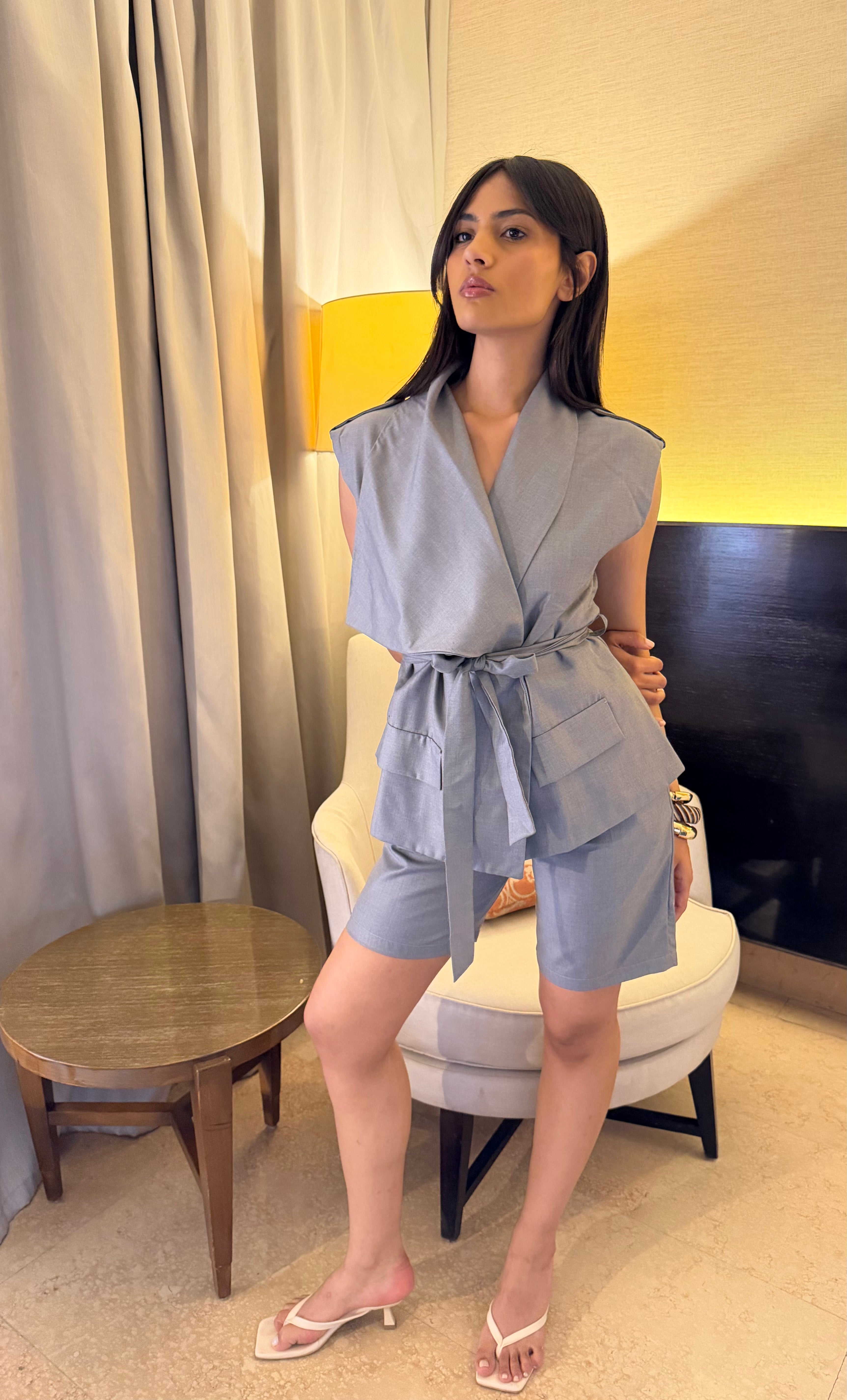 Slate Tailored Vest