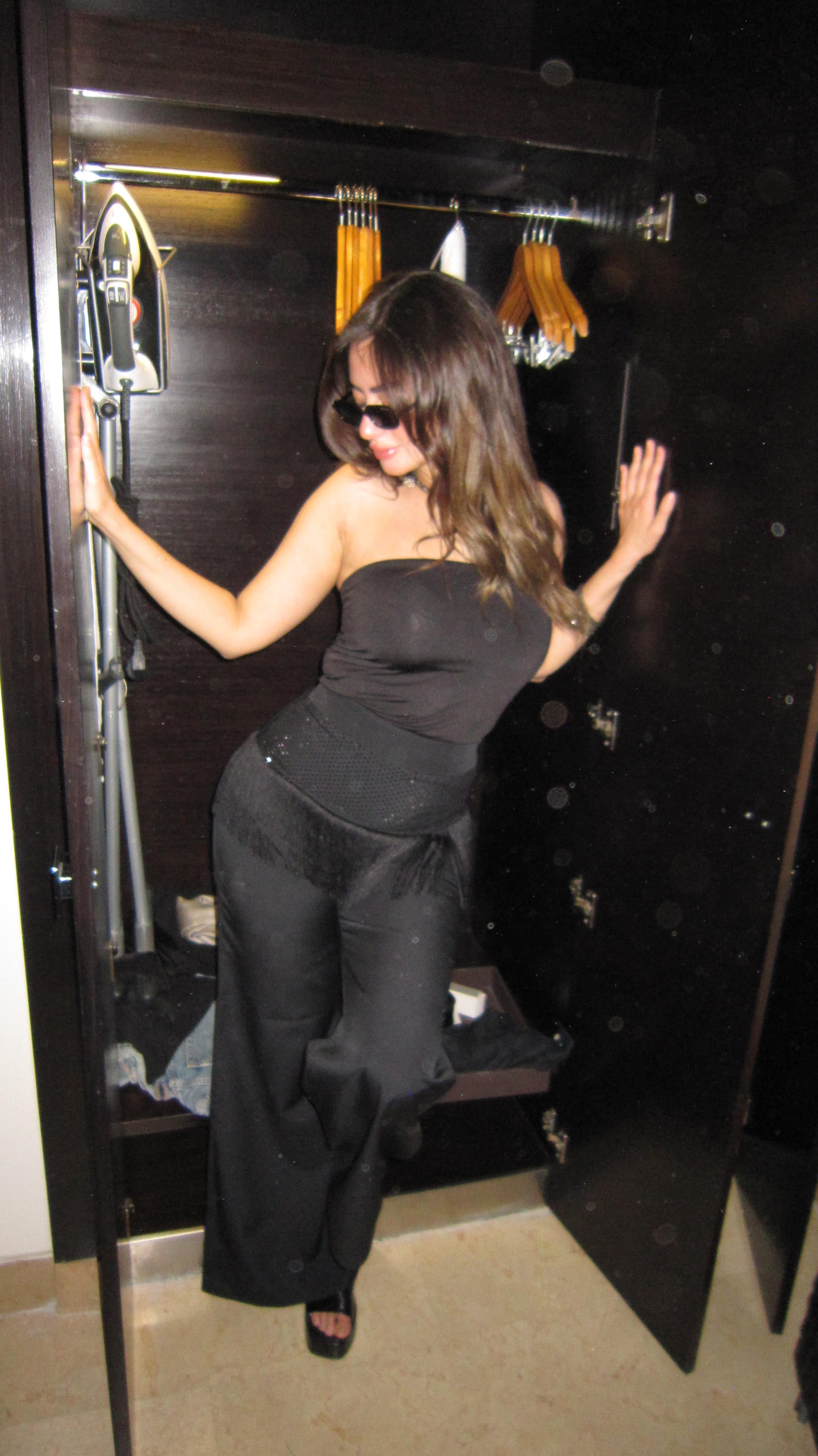 Noir Fringe Pants
