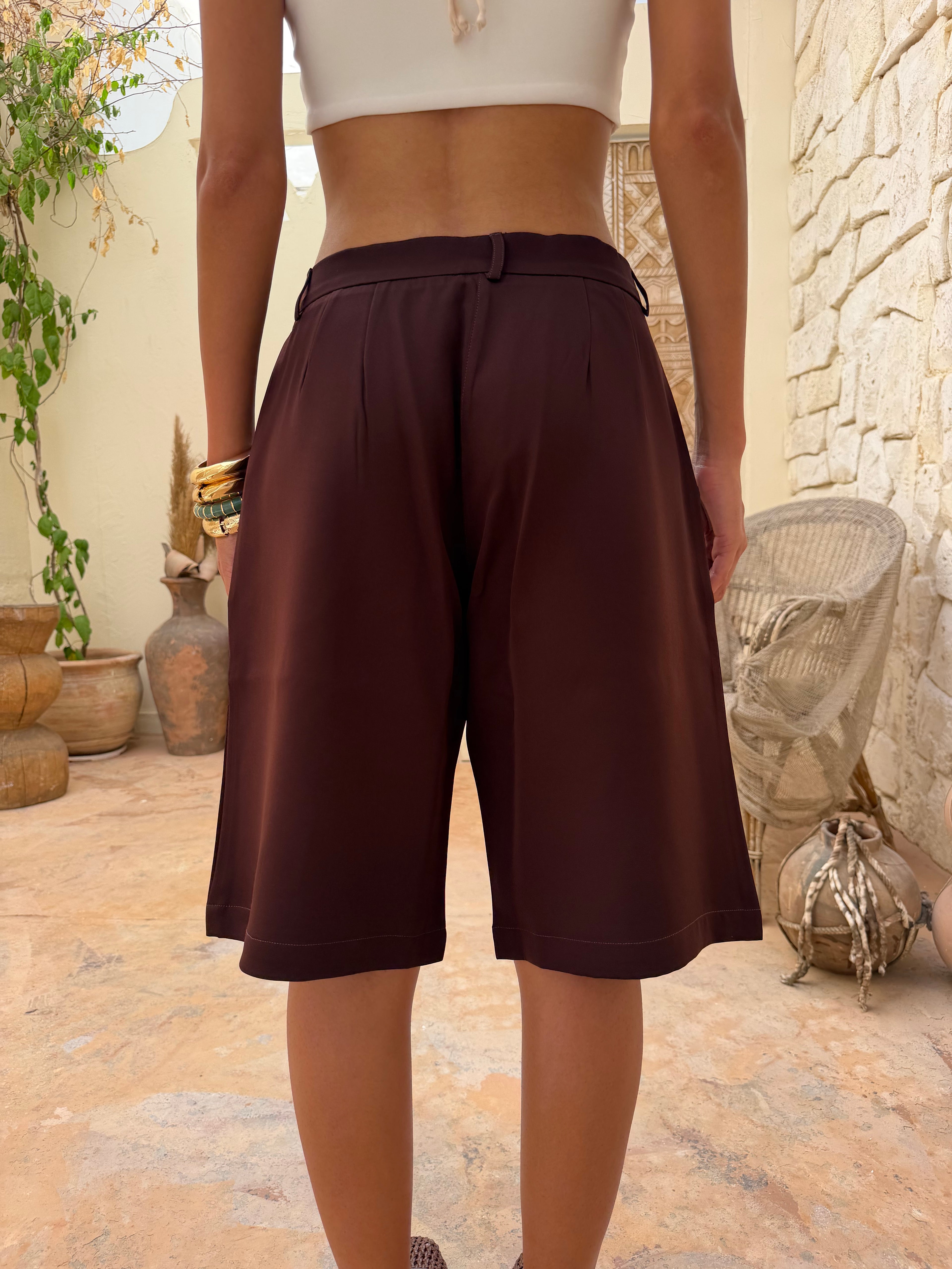 Harper tailored jorts