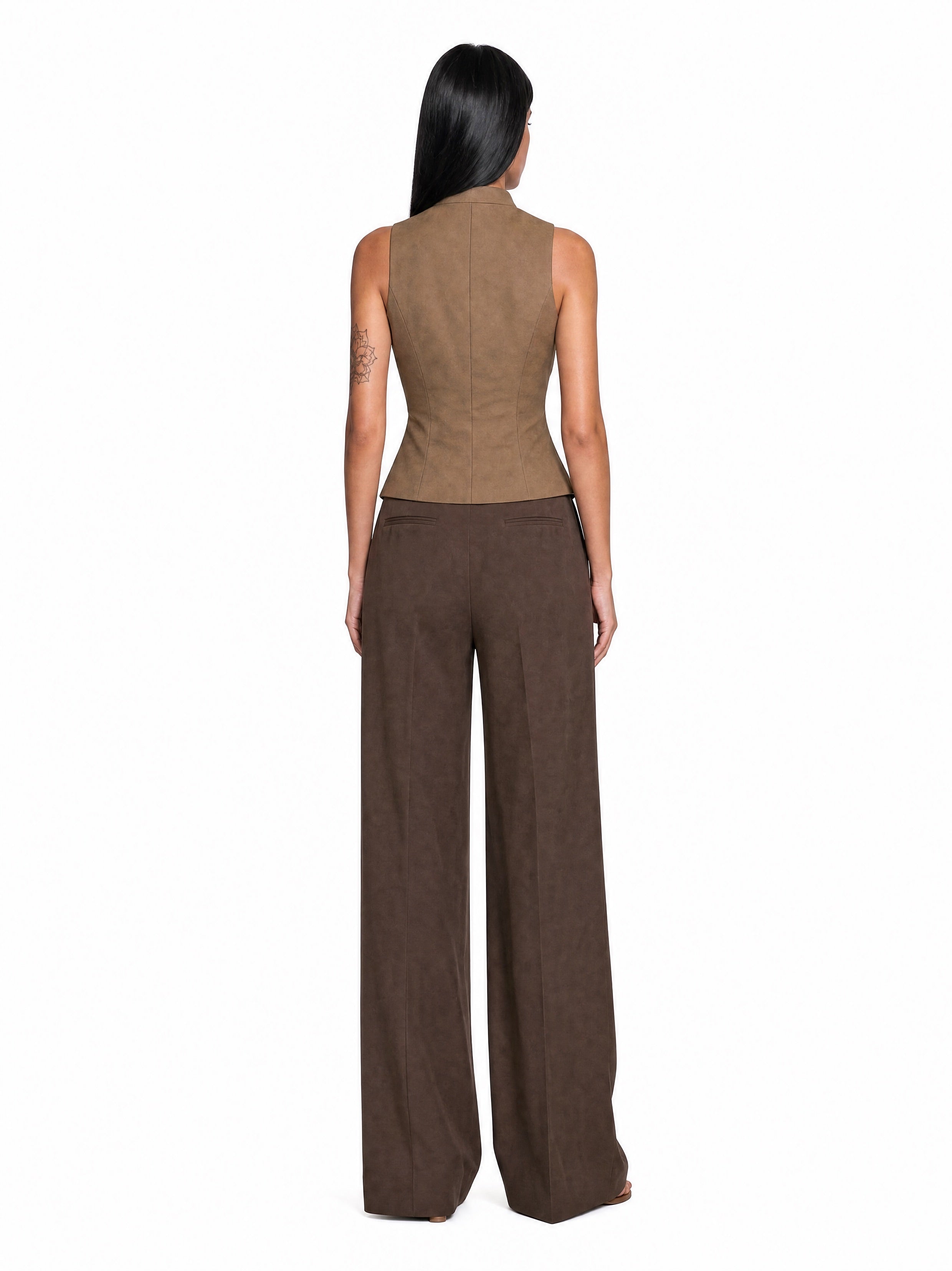 Deep-V Tie Vest