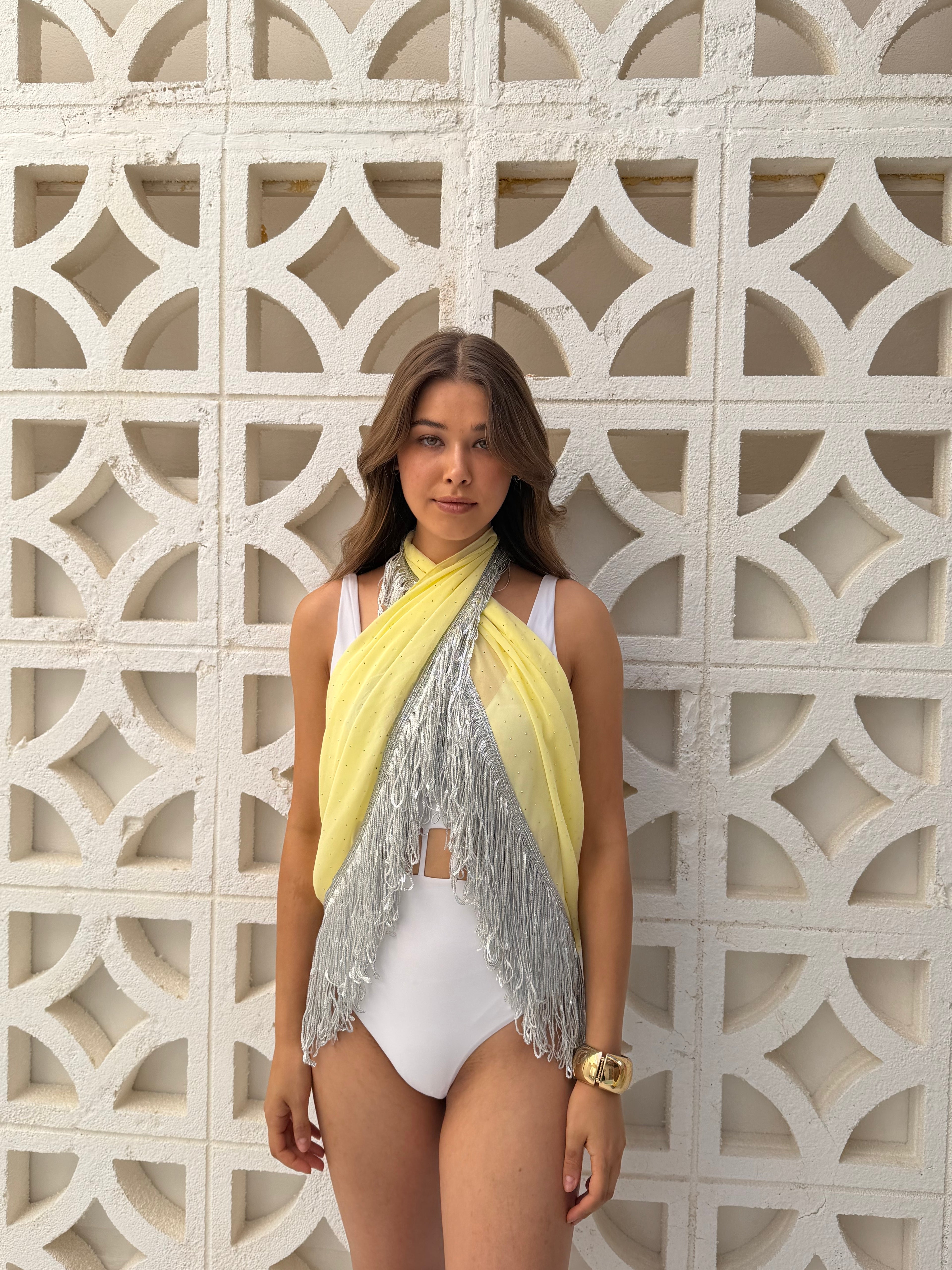 Fringe Scarf cover-up