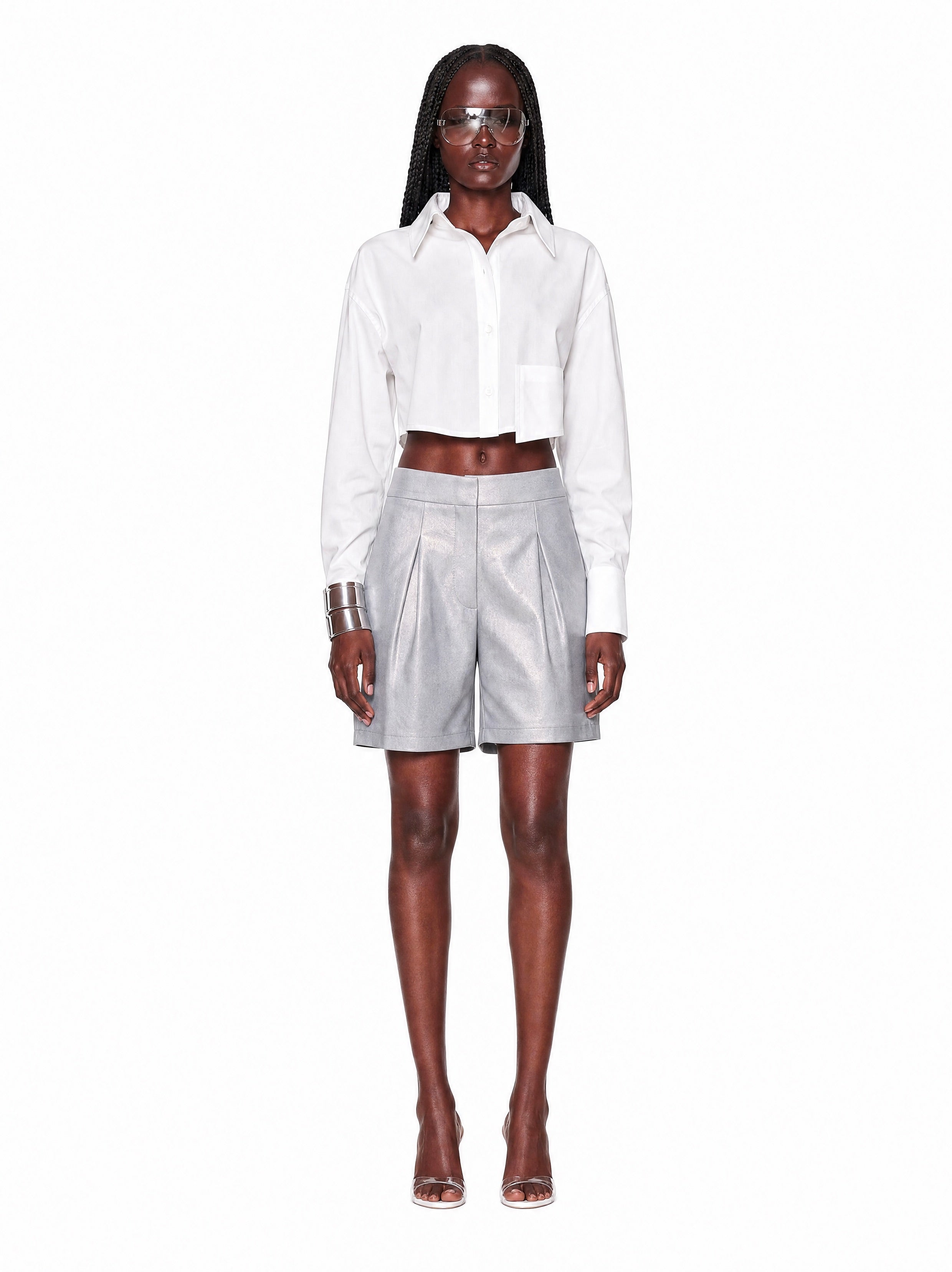 Cropped Relaxed Shirt