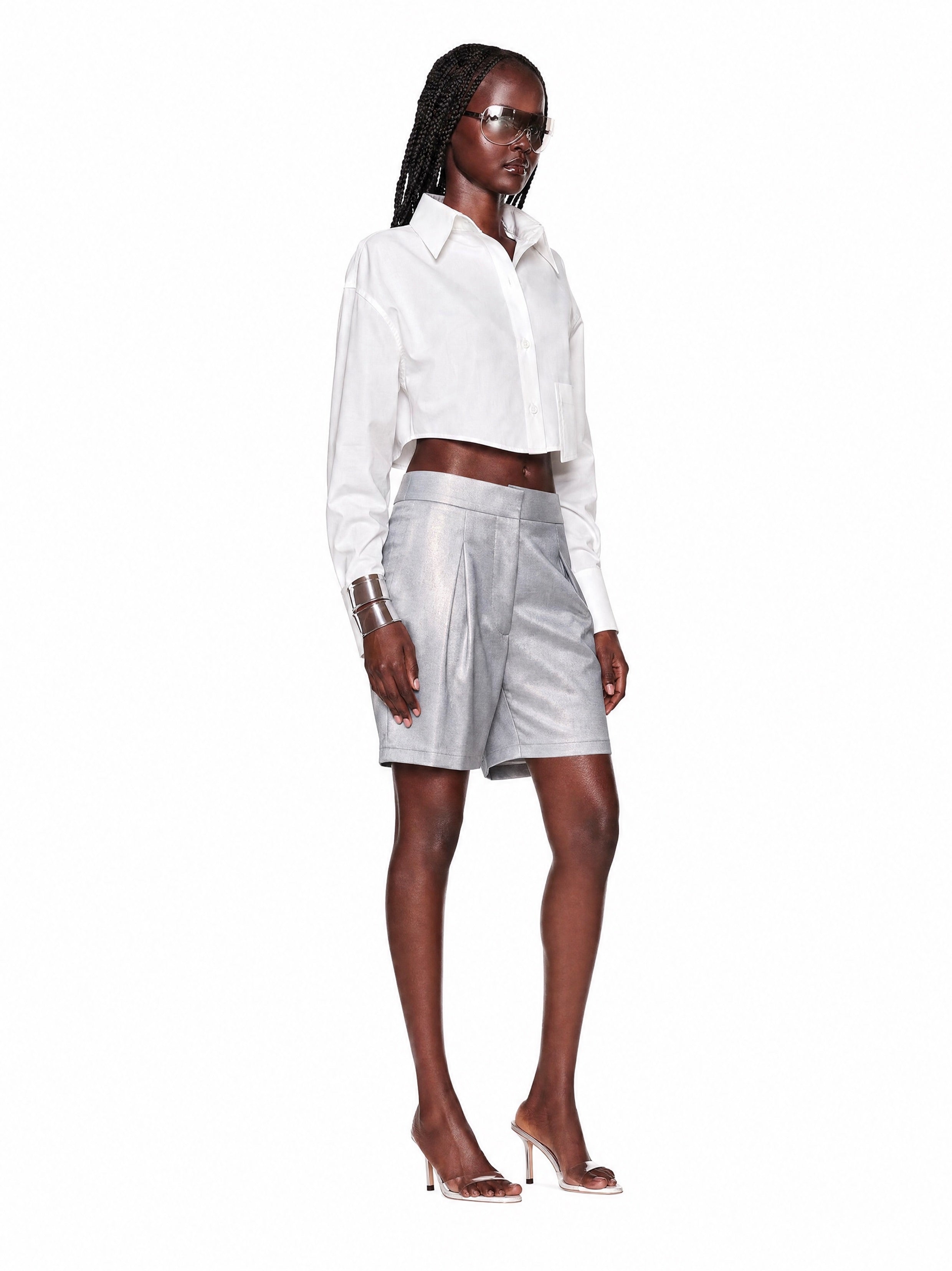 Cropped Relaxed Shirt